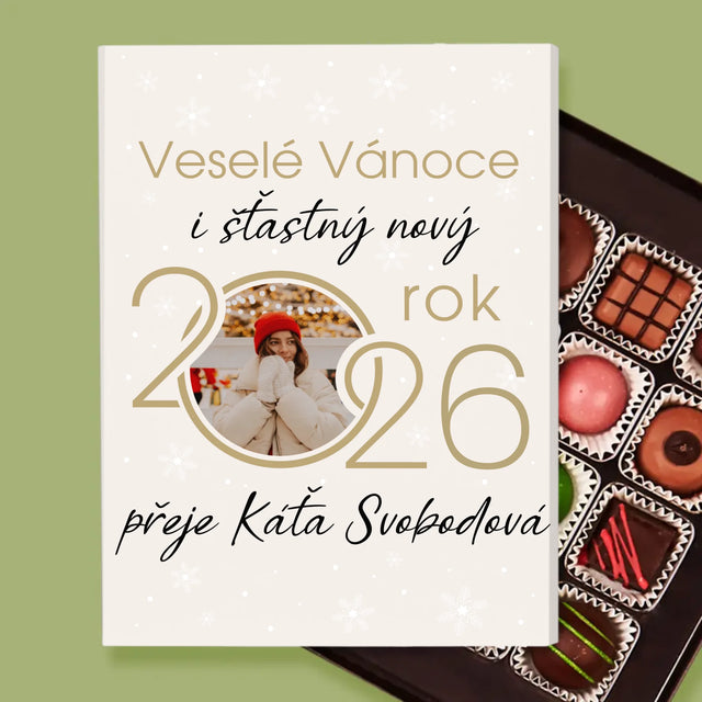 Fotokoláž: Šťastný Nový Rok - Pralinky