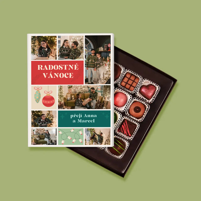 Fotokoláž: Vánoční Fotky - Pralinky