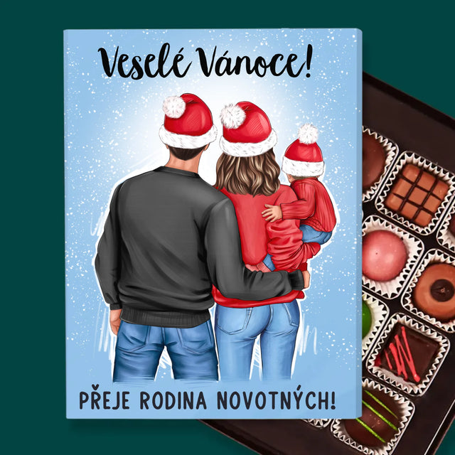 Designér Postav: Vánoční Rodina - Pralinky