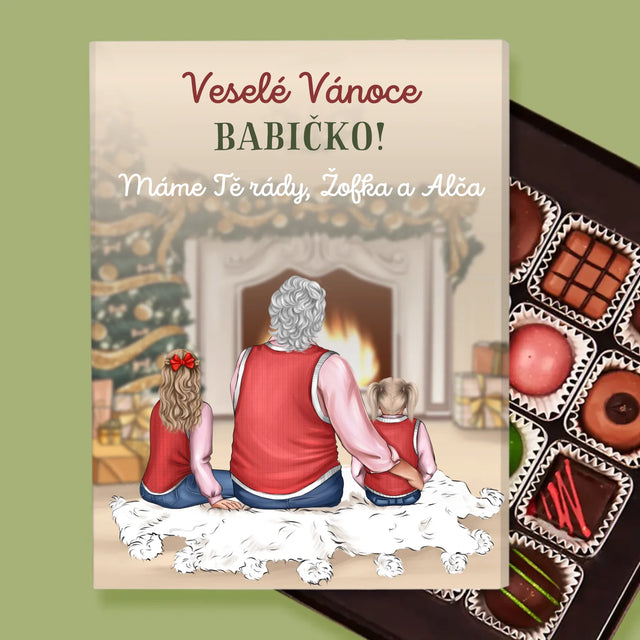 Designér Postav: Veselé Vánoce Babičko - Pralinky
