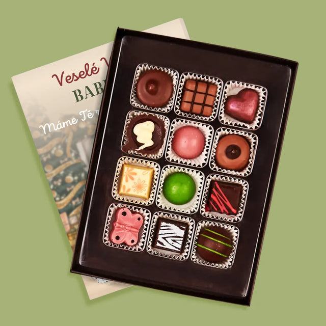 Designér Postav: Veselé Vánoce Babičko - Pralinky