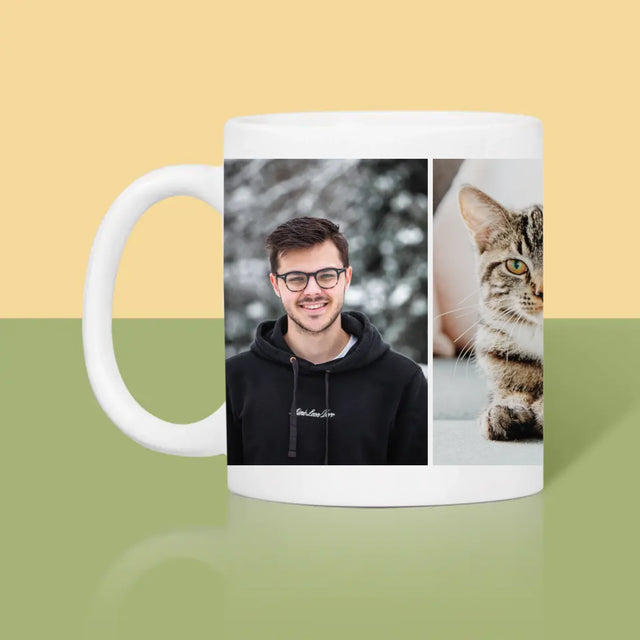 Fotokoláž: 3 Fotky - Hrnek