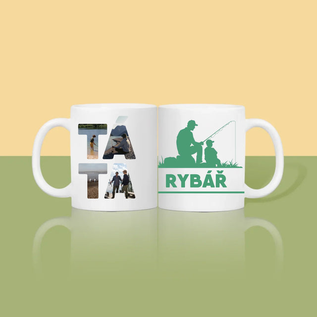 Slovo Z Fotek: Táta Rybář - Hrnek