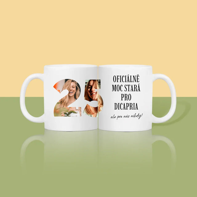 Slovo Z Fotek: Moc Stará Pro Dicapria - Hrnek