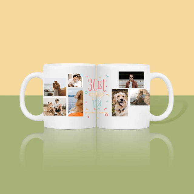Fotokoláž: 30 Let Uteklo - Hrnek