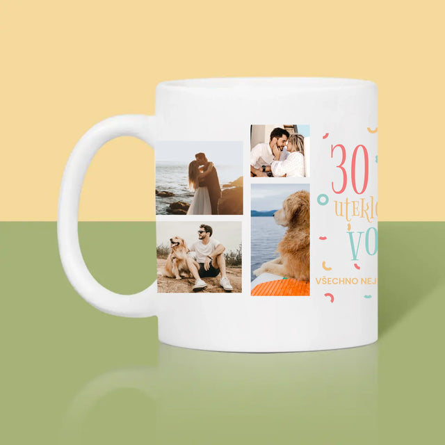 Fotokoláž: 30 Let Uteklo - Hrnek