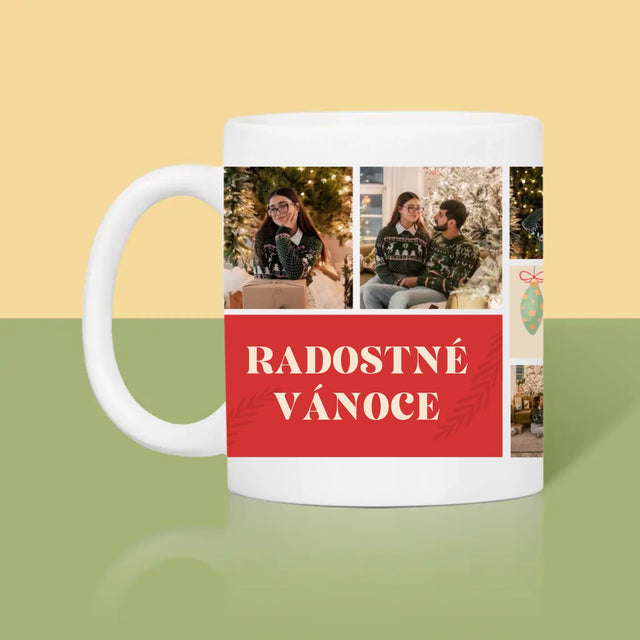 Fotokoláž: Vánoční Fotky - Hrnek