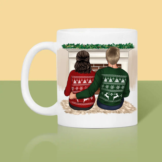 Designér Postav: Vánoční Pár - Hrnek