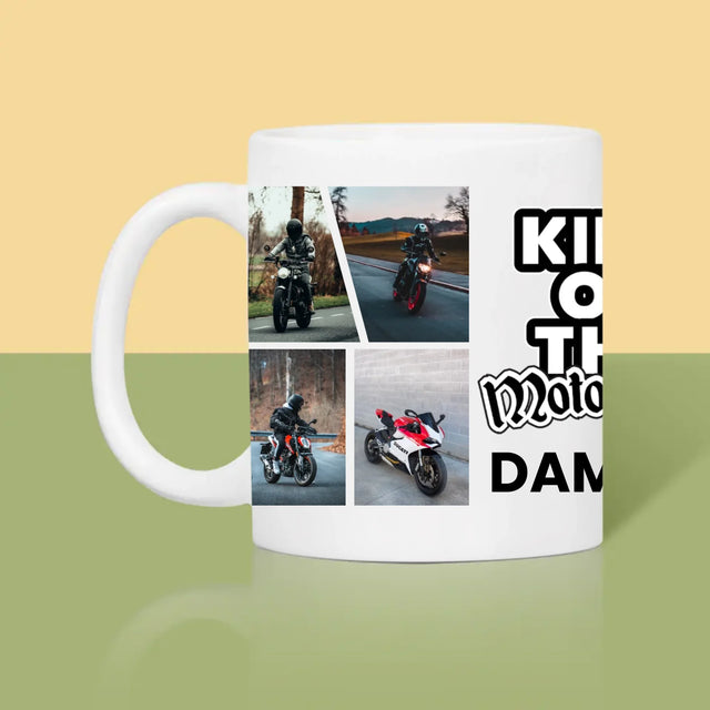 Fotokoláž: King Of The Motorcycle - Hrnek