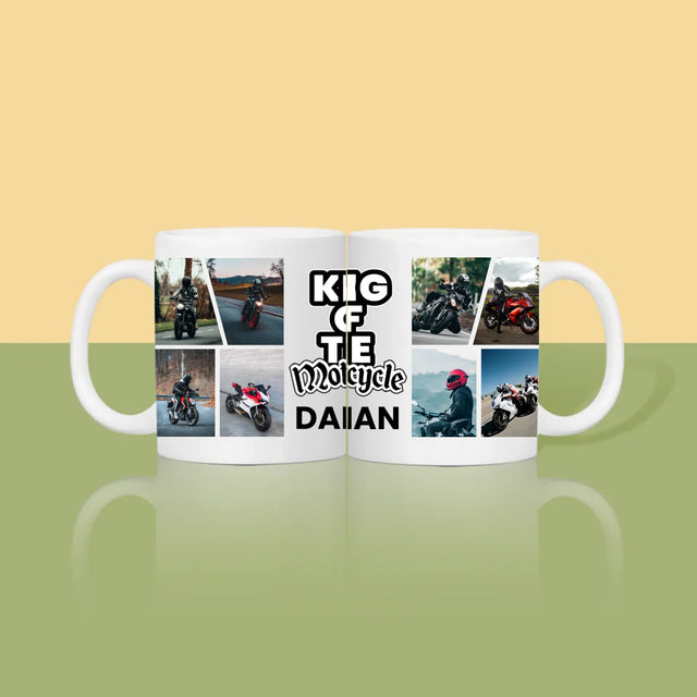 Fotokoláž: King Of The Motorcycle - Hrnek