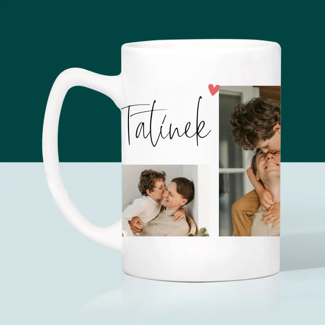 Fotokoláž: Tatínek Miluji Tě - Hrnek