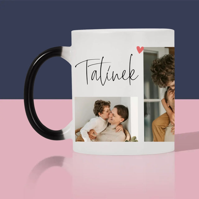 Fotokoláž: Tatínek Miluji Tě - Hrnek