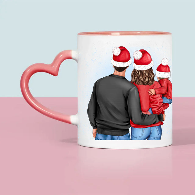 Designér Postav: Vánoční Rodina - Hrnek