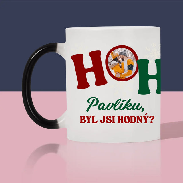 Fotokoláž: Ho Ho Ho - Hrnek