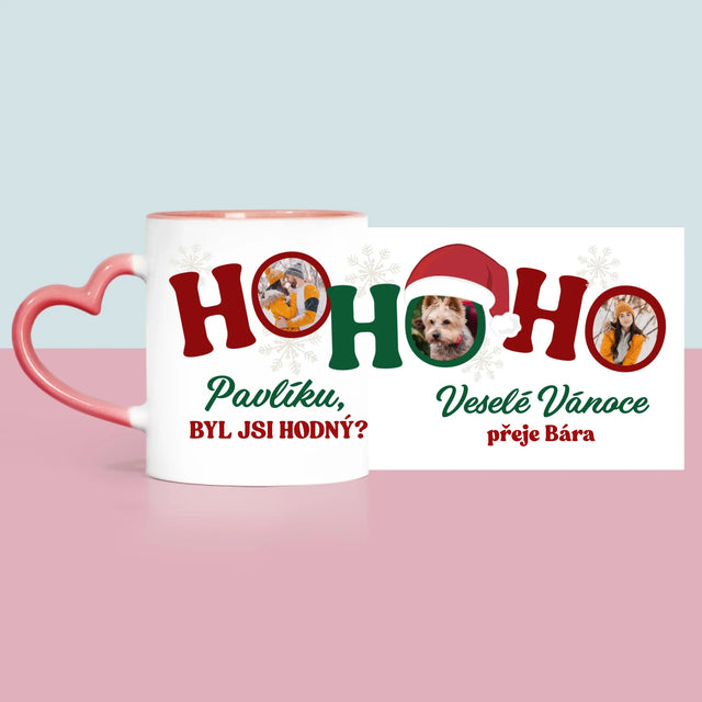 Fotokoláž: Ho Ho Ho - Hrnek