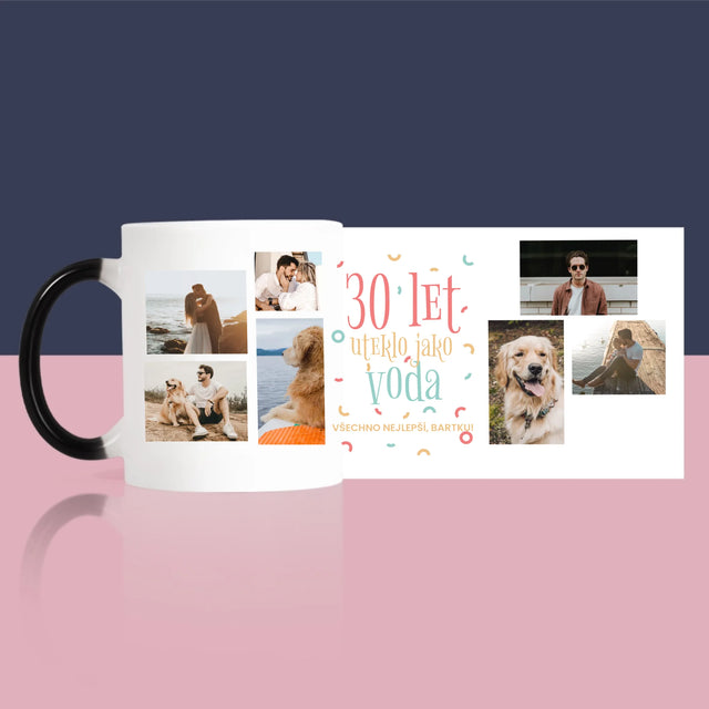 Fotokoláž: 30 Let Uteklo - Hrnek