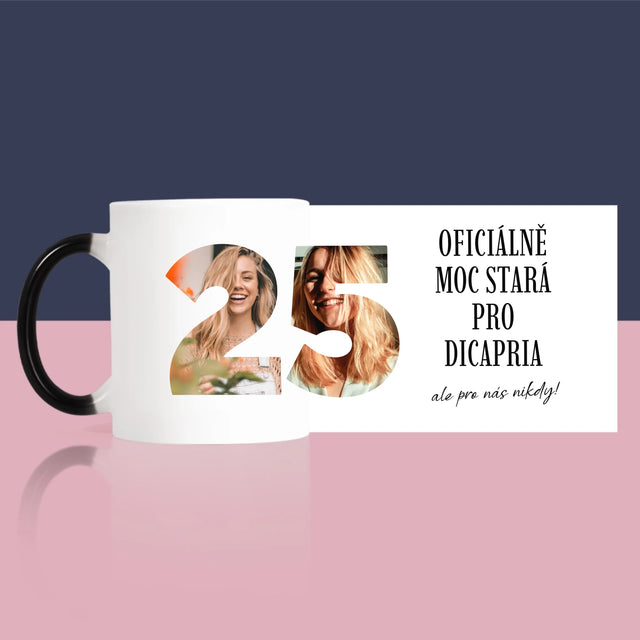 Slovo Z Fotek: Moc Stará Pro Dicapria - Hrnek