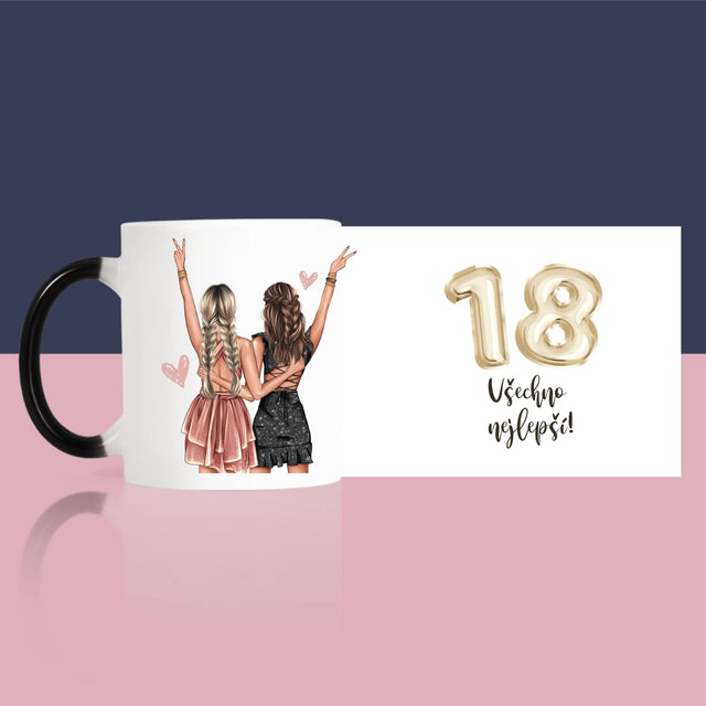Designér Postav: Přítelkyně Osmnáctiny - Hrnek