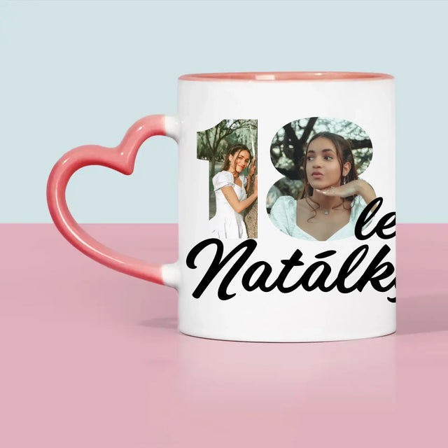 Slovo Z Fotek: 18 Let Odpočítávání - Hrnek