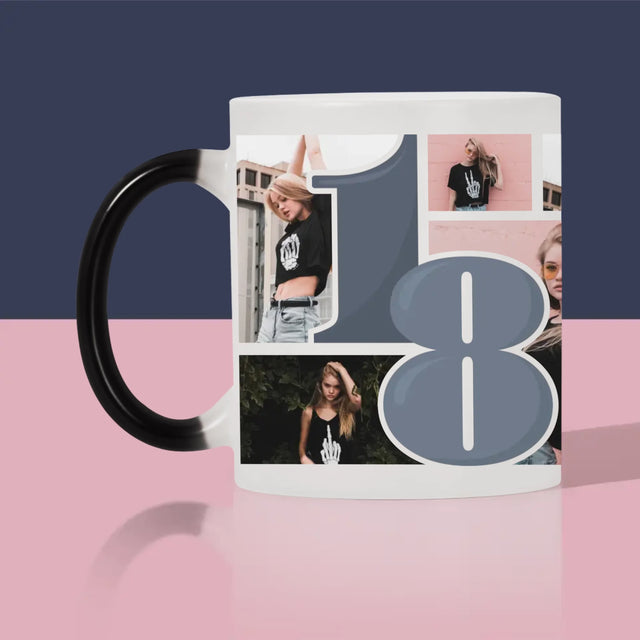 Fotokoláž: 18 Nejkrásnější Chvíle - Hrnek