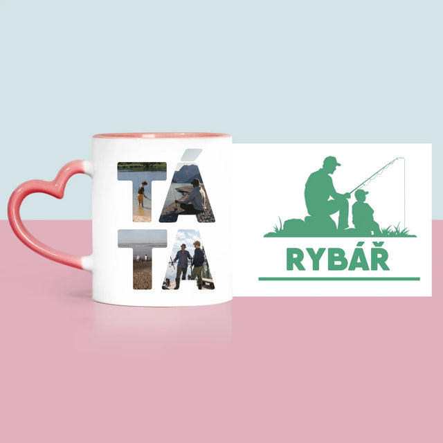 Slovo Z Fotek: Táta Rybář - Hrnek
