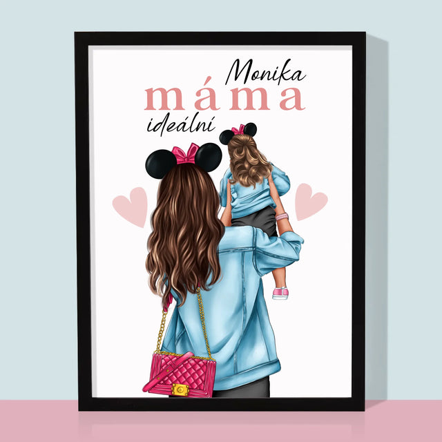 Designér Postav: Ideální Máma - Tisk V Rámečku