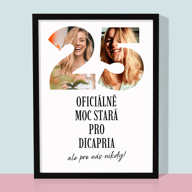 Slovo Z Fotek: Moc Stará Pro Dicapria - Tisk V Rámečku