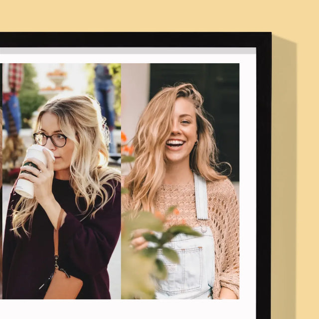 Fotokoláž: 25. Narozeniny Definice - Tisk V Rámečku