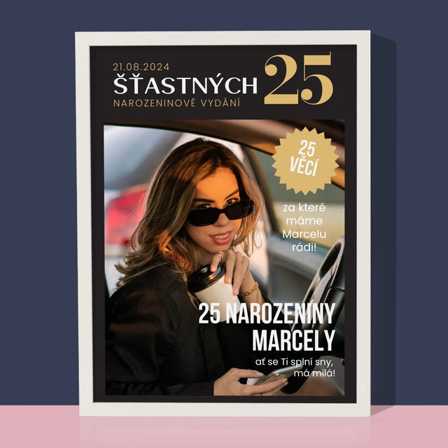 Obálka Časopisu: Šťastných 25 - Tisk V Rámečku