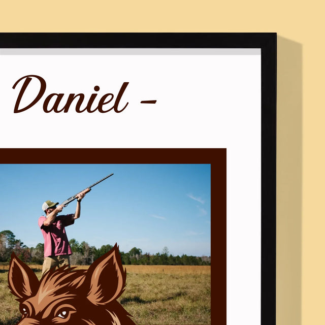 Fotokoláž: Krotitel Divočáků - Tisk V Rámečku