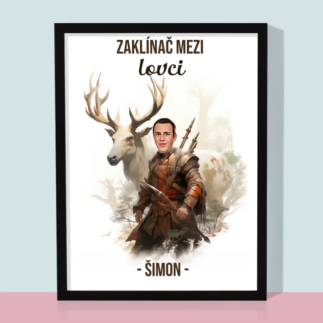 Tvoje Postava: Zaklínač Mezi Lovci - Tisk V Rámečku