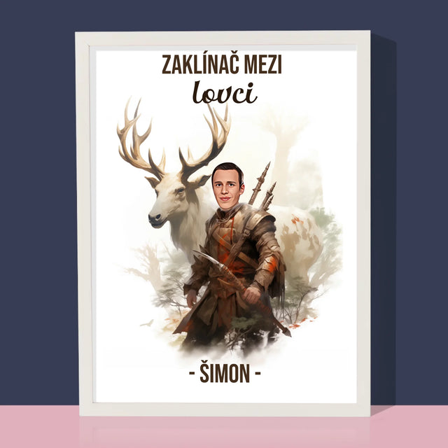 Tvoje Postava: Zaklínač Mezi Lovci - Tisk V Rámečku