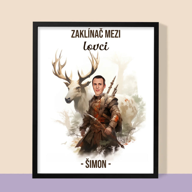 Tvoje Postava: Zaklínač Mezi Lovci - Tisk V Rámečku