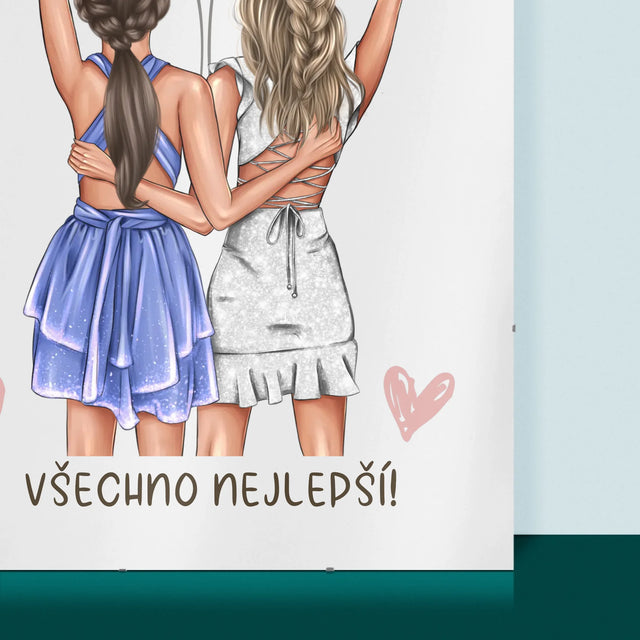 Designér Postav: Kamarádky Třicátiny - Plakát