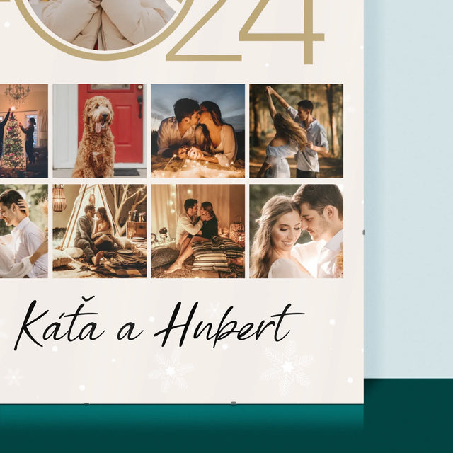 Fotokoláž: Naše Vzpomínky Z Roku - Plakát