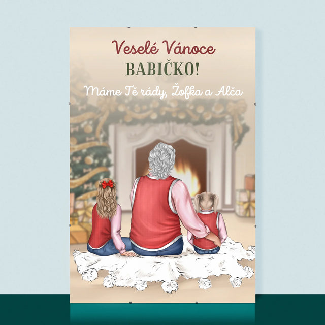 Designér Postav: Veselé Vánoce Babičko - Plakát