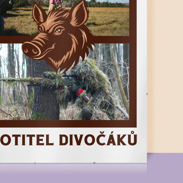 Fotokoláž: Krotitel Divočáků - Plakát