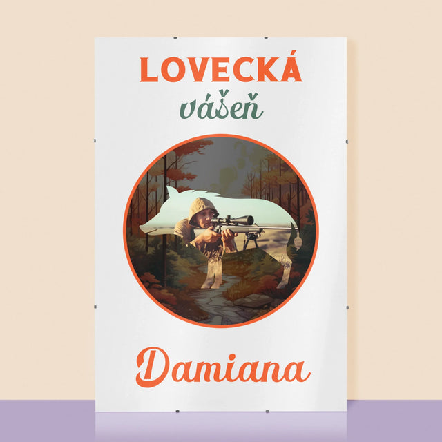 Fotka S Textem: Lovecká Vášeň Damiana - Plakát