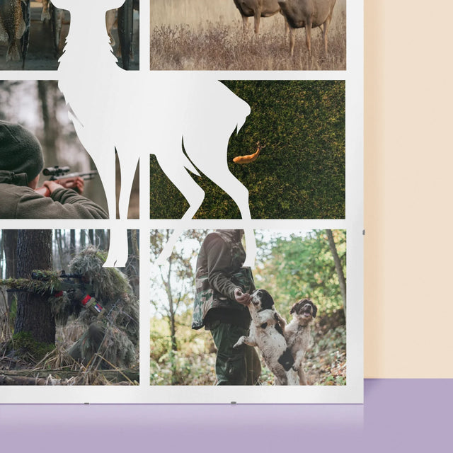 Fotokoláž: Lovec - Plakát