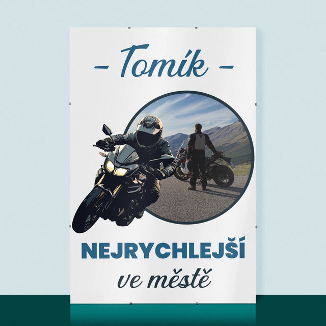 Fotka S Textem: Nejrychlejší Ve Městě - Plakát