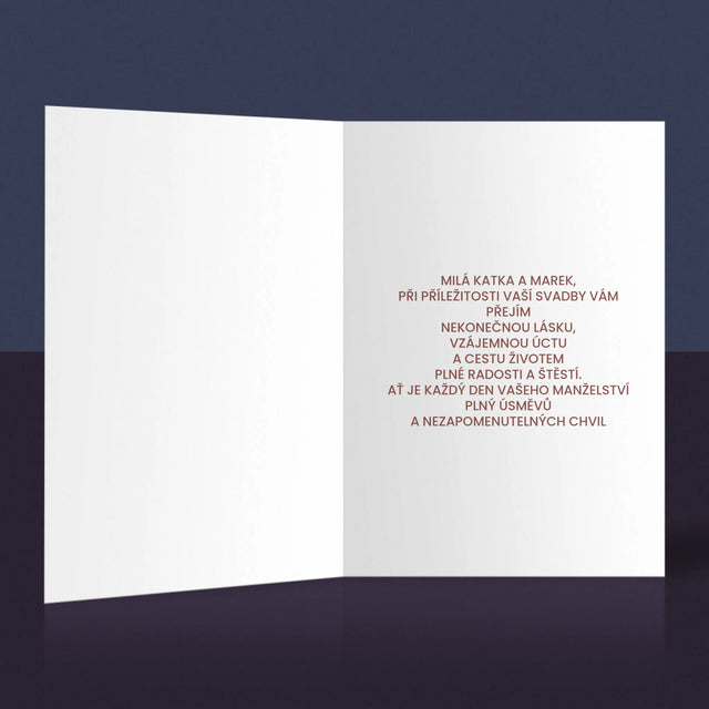 Fotokoláž: Svatební Den - Přání