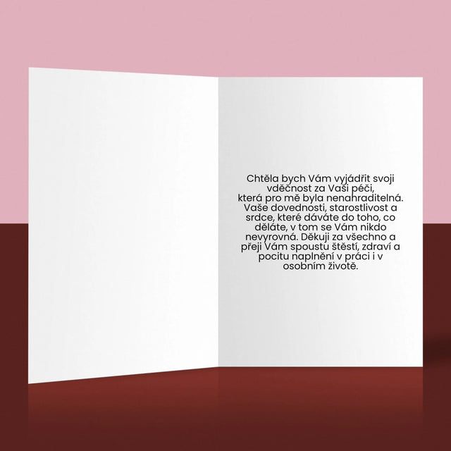 Fotka S Textem: Poděkování Porodní Asistentce - Přání