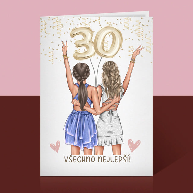 Designér Postav: Kamarádky Třicátiny - Přání