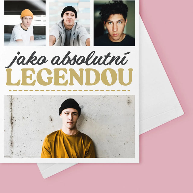 Fotokoláž: 18 Let Bytí Legendou - Přání