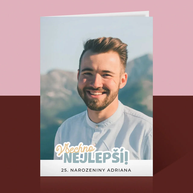 Fotka S Textem: 25. Narozeniny Všechno Nejlepší - Přání
