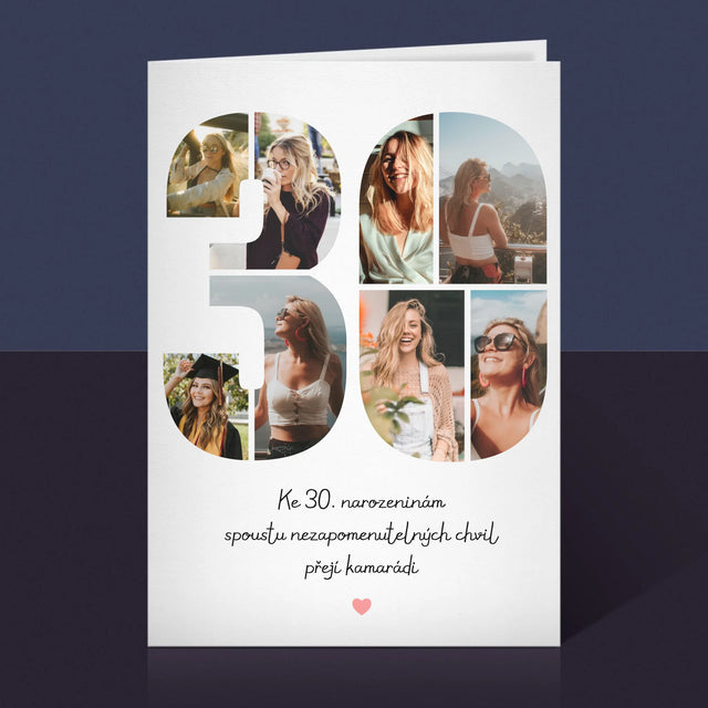 Fotokoláž: 30. Narozeniny Přání - Přání