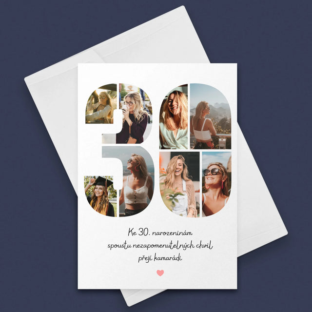 Fotokoláž: 30. Narozeniny Přání - Přání