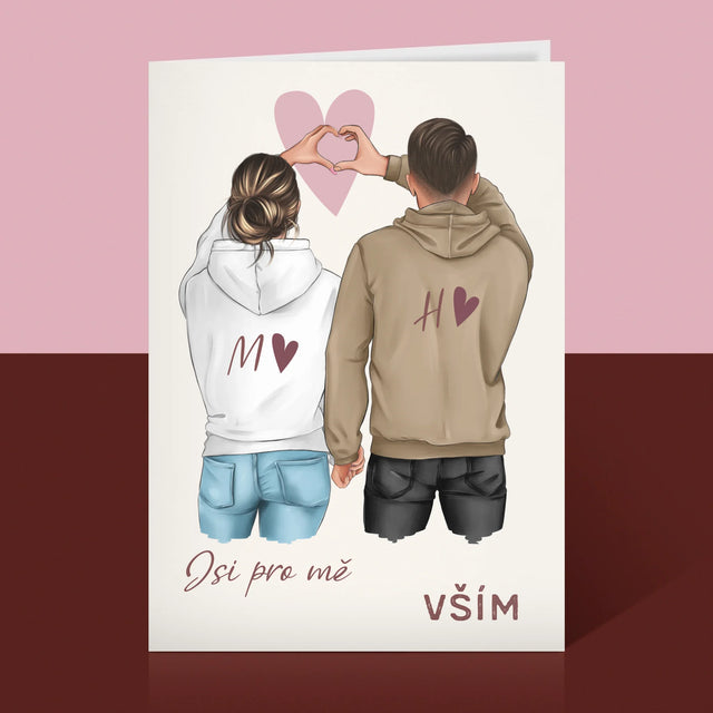 Designér Postav: Pár Srdce - Přání