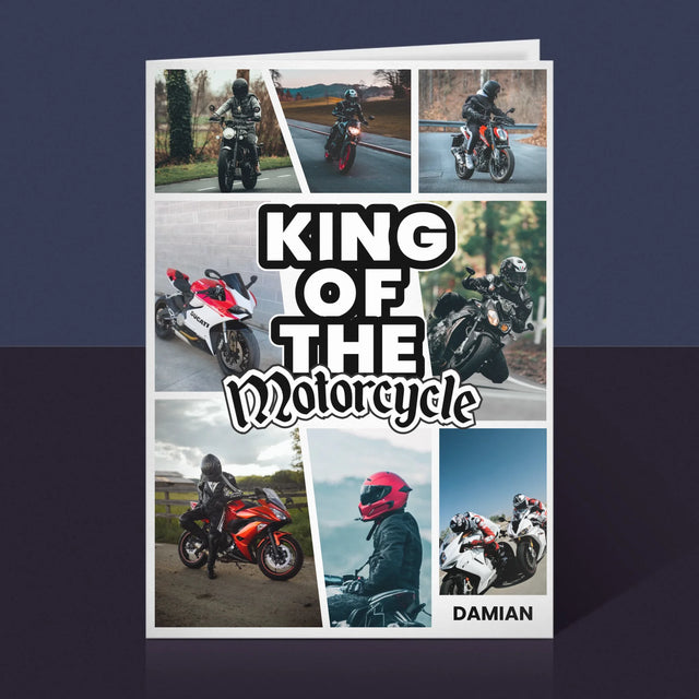 Fotokoláž: King Of The Motorcycle - Přání
