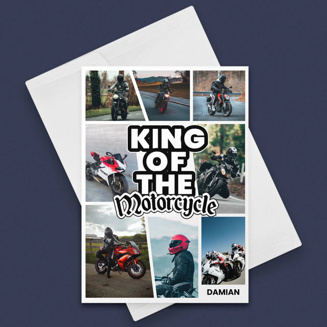 Fotokoláž: King Of The Motorcycle - Přání